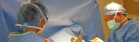 Dr. Tammy Wu and Dr. Calvin Lee - performing a Plastic Surgery Procedure in Modesto, CA